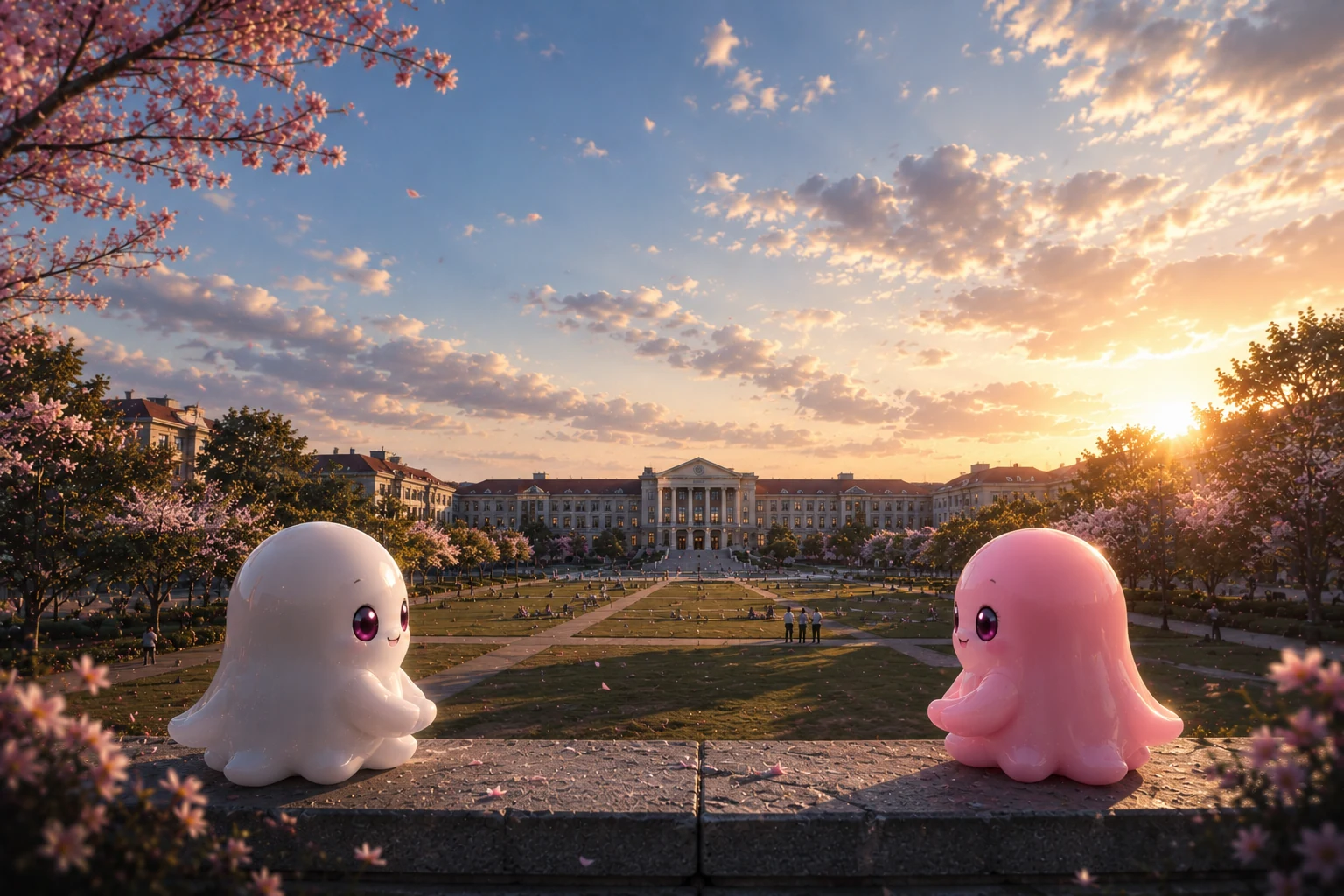 Campus Sunset Horizon